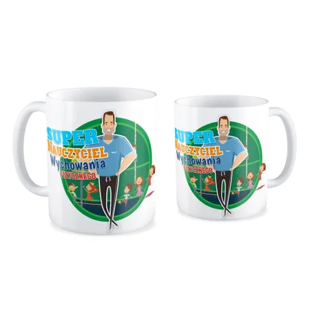 Kubek na DZIEŃ NAUCZYCIELA Super nauczyciel wychowania fizycznego